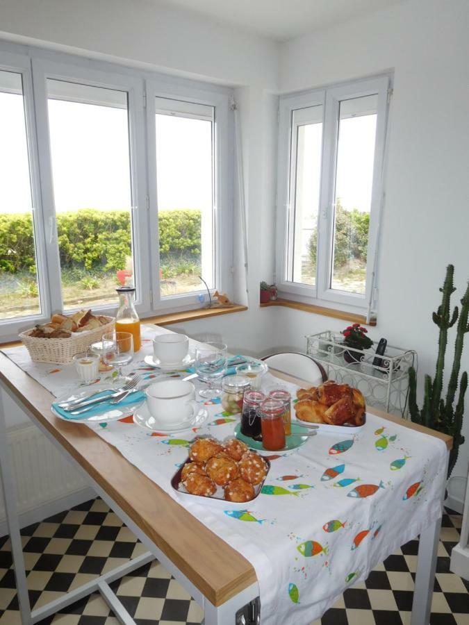 Chambre D'Hotes "Lumiere Du Cap" Vue Mer Barneville-Carteret Bagian luar foto